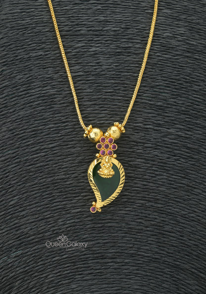Goldplated Palakka Mango Necklace