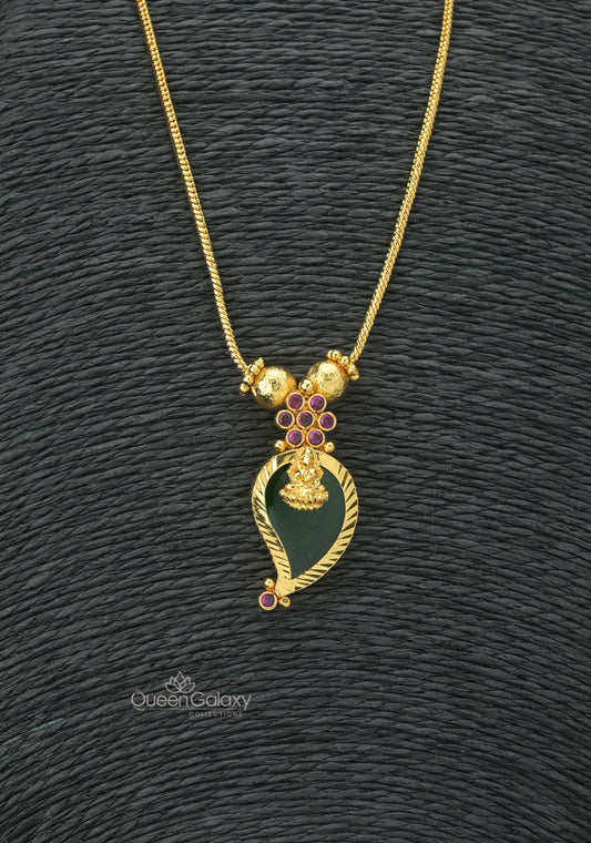 Goldplated Palakka Mango Necklace