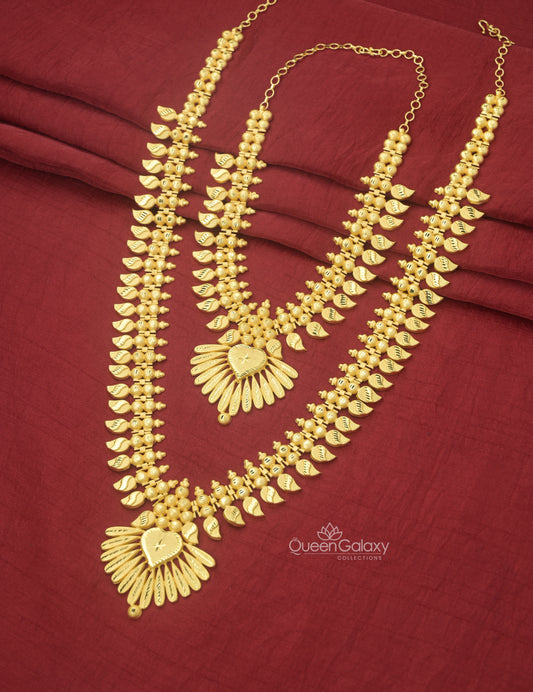 Goldplated Necklace And Longharam