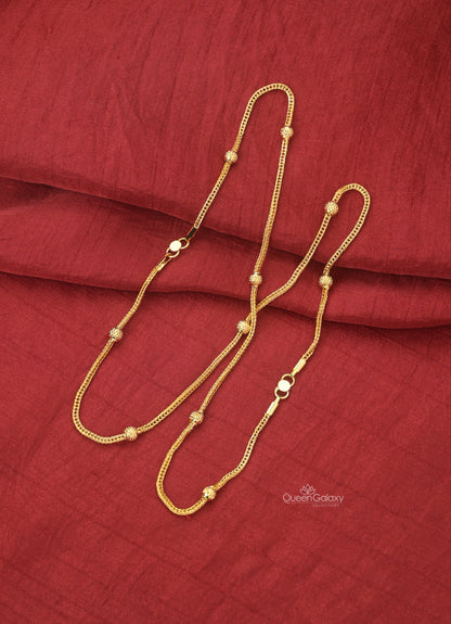 Goldplated Ball Anklet