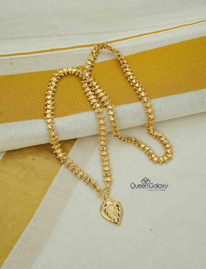 Goldplated Chain With Thali