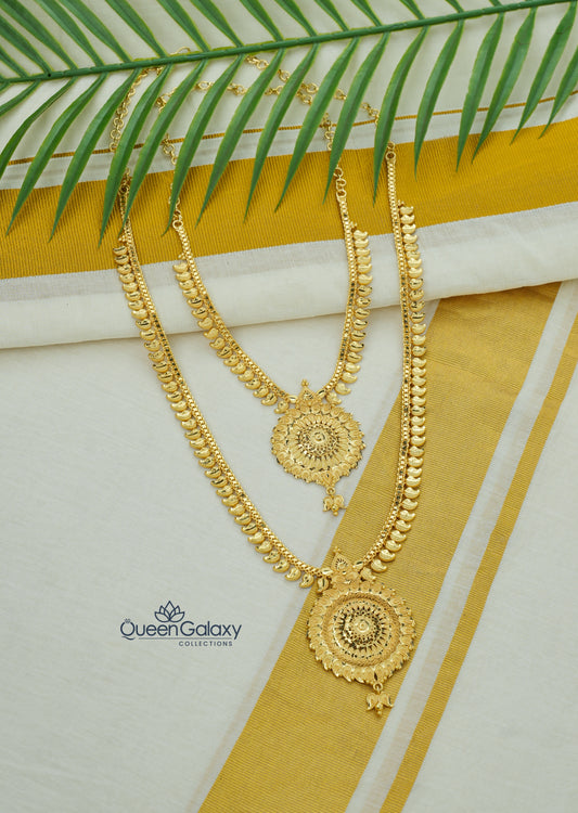 Goldplated Necklace And Longharam