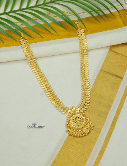 Goldplated Lakshmi Longharam