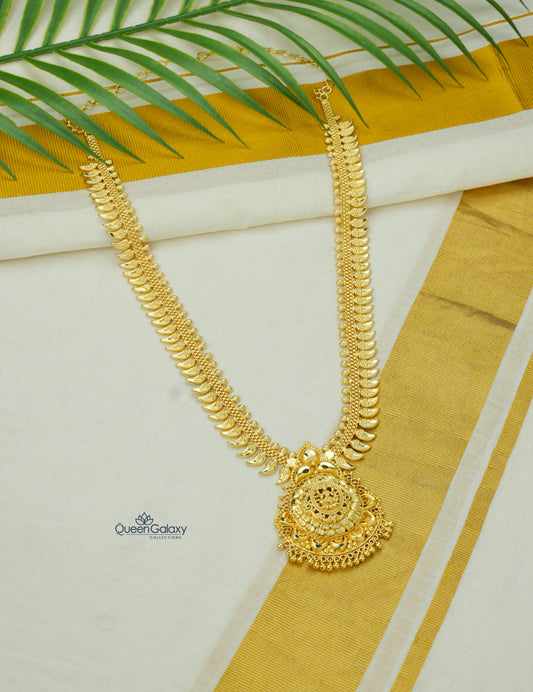 Goldplated Lakshmi Longharam