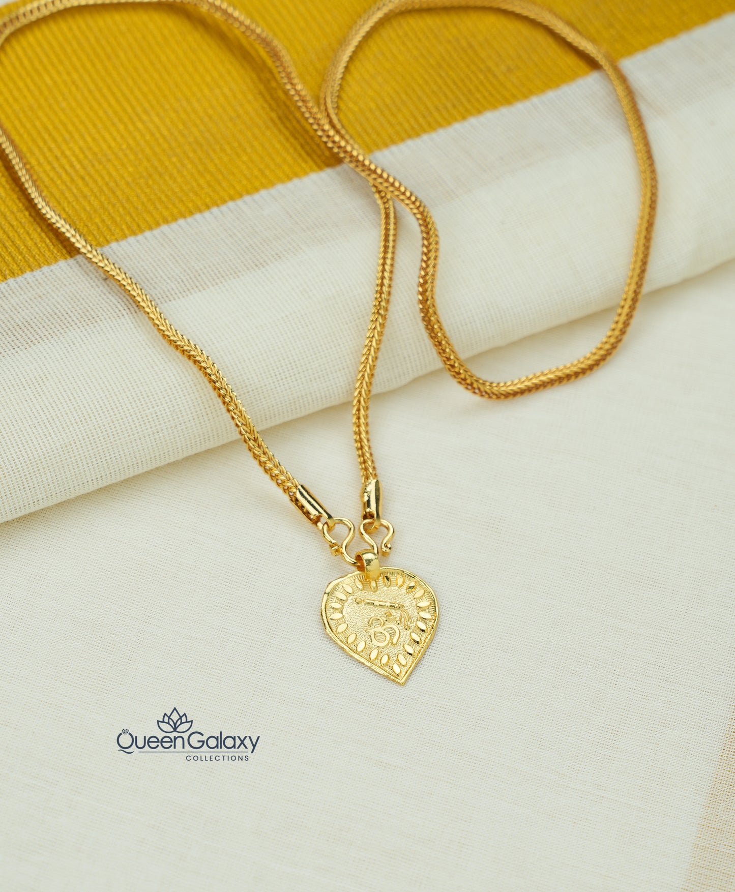 Goldplated Chain With Thali