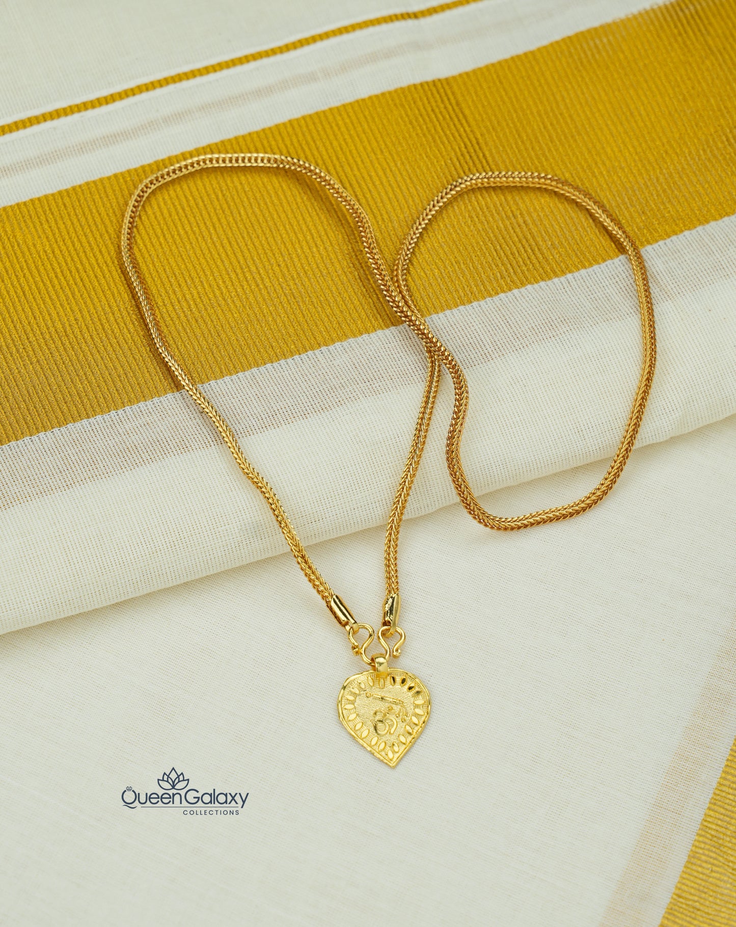 Goldplated Chain With Thali