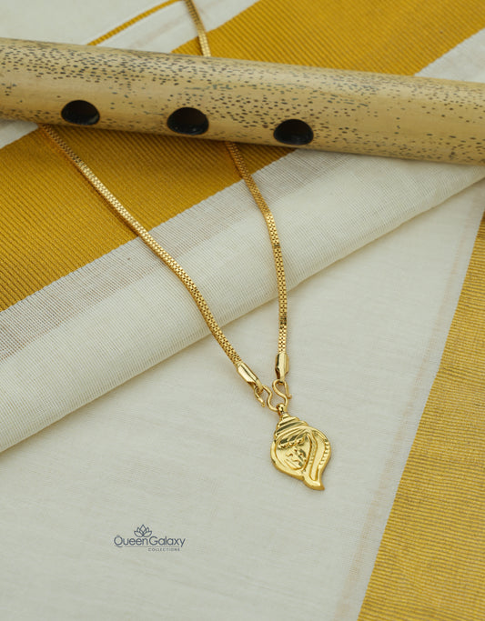 Goldplated Chain With Thali