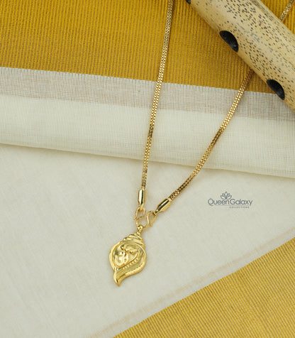 Goldplated Chain With Thali