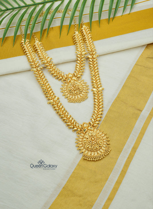 Goldplated Necklace And Longharam