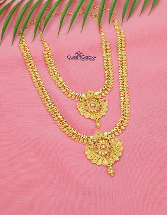 Goldplated Necklace And Longharam