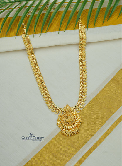 Goldplated Lakshmi Longharam