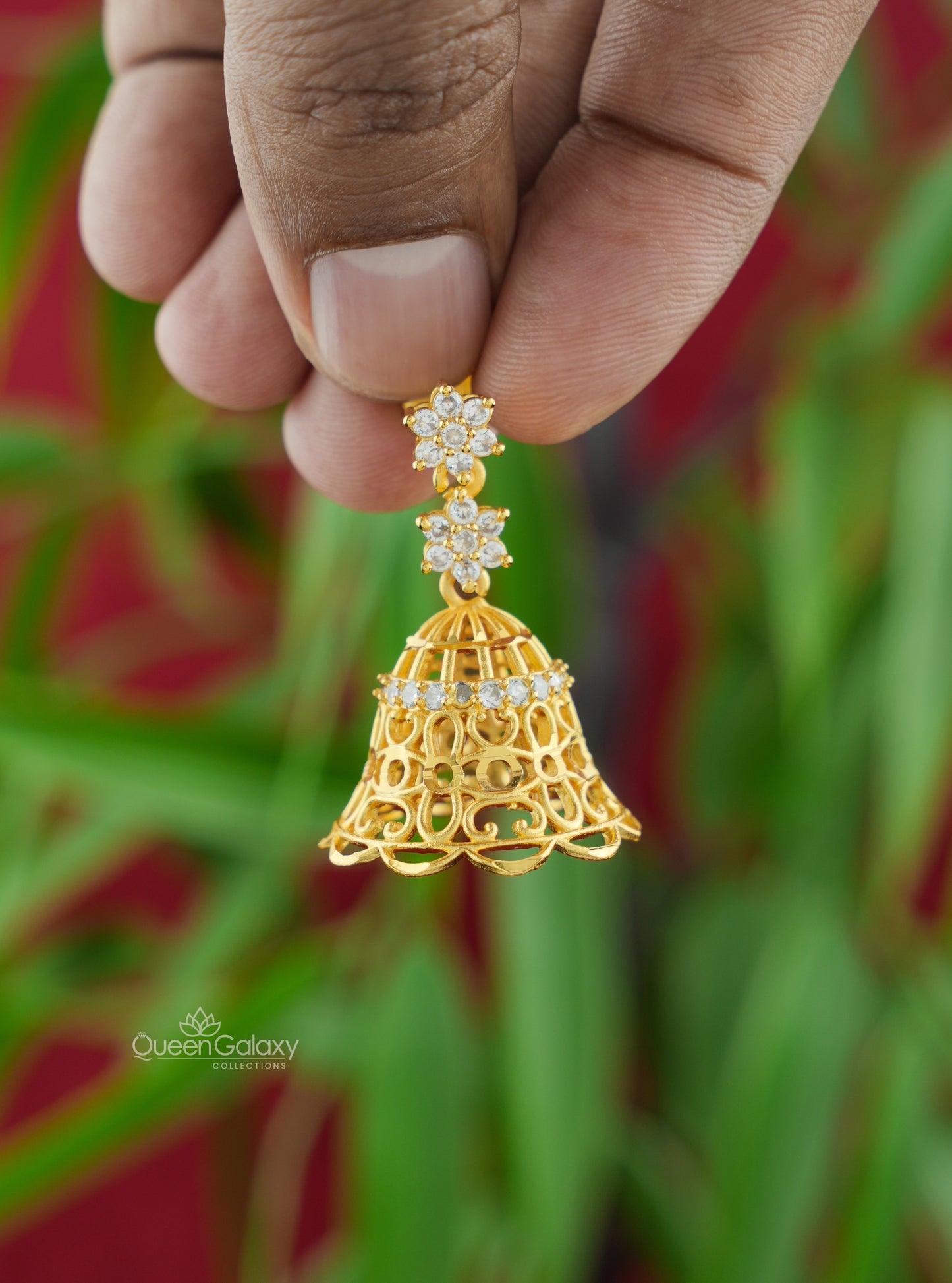 Goldplated AD Stone Jimikki