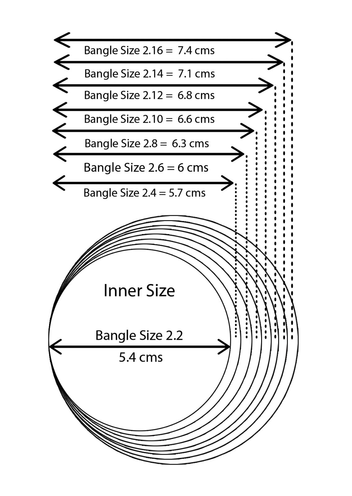 Bangle Size Guide 1