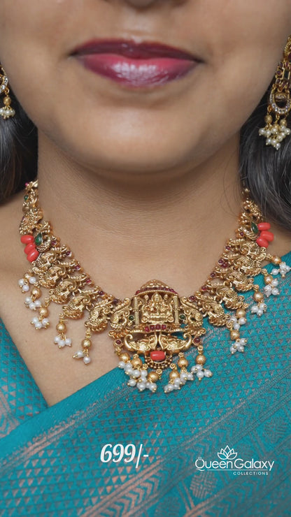 Antique Necklace With Earrings