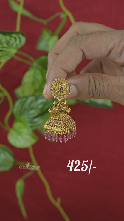 Antique Ruby Stone Jimikki