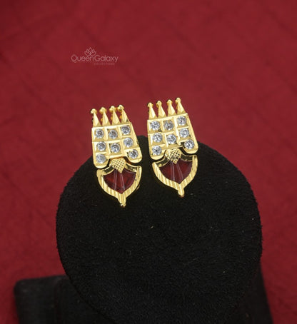 Goldplated Palakka Stud